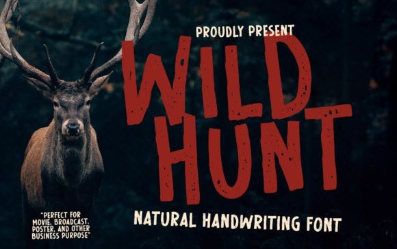 Wild Hunt Display Font