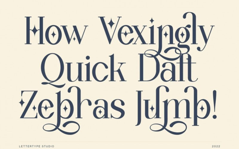 Wondernesia Nostalgic Serif Font