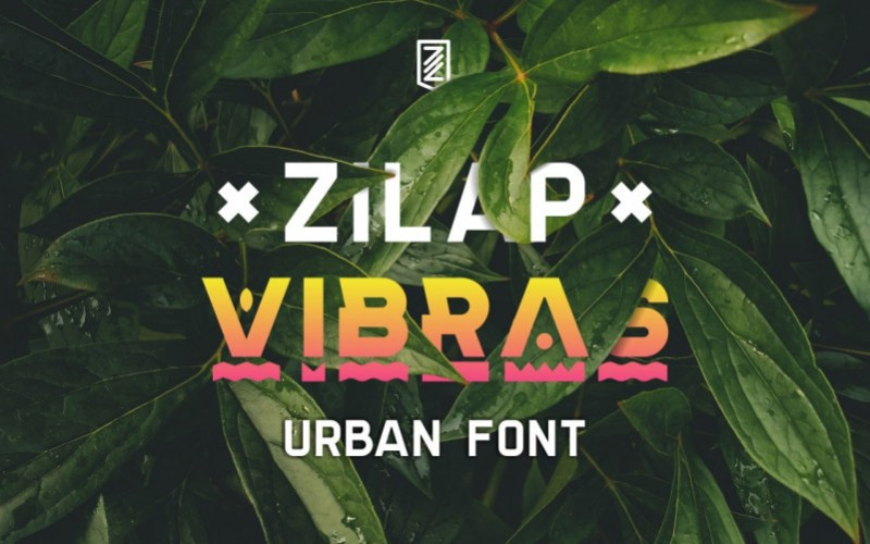 Zilap Vibras Display Font