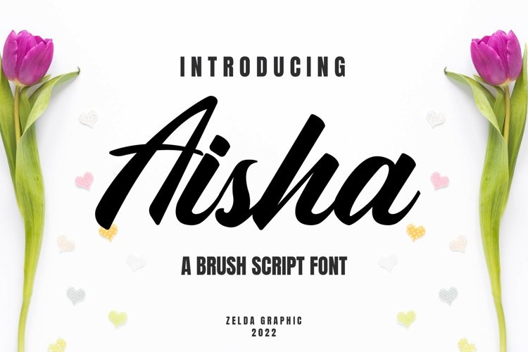 Aisha Script Font