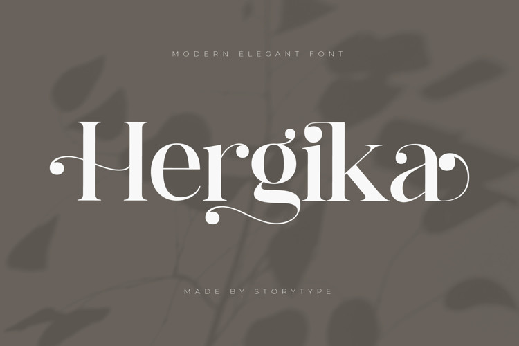 Hergika Serif Font