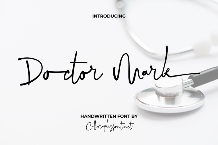 Doctor Mark Handwritten Font