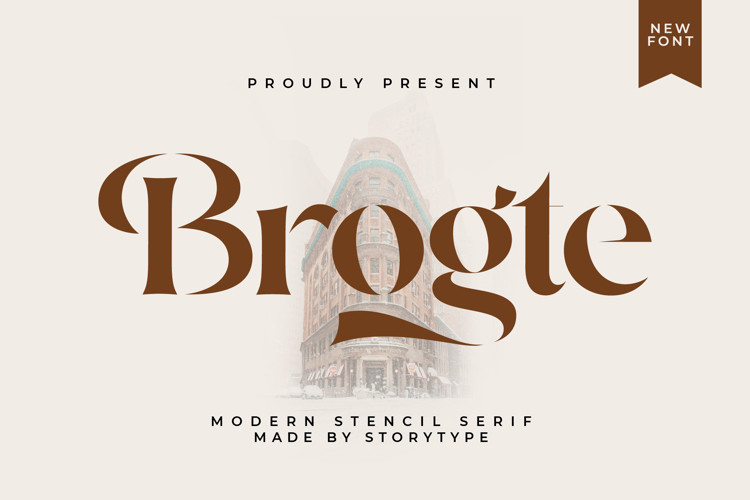 Brogte Serif Font