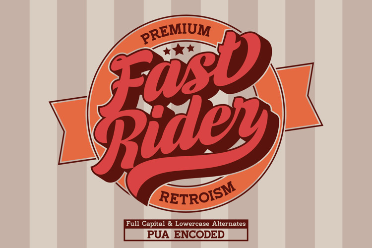 Fast Rider Calligraphy Font