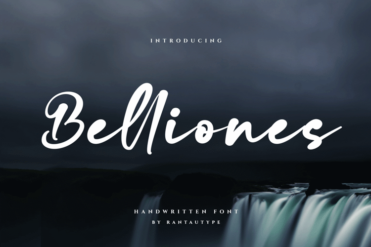 Belliones Handwritten Font