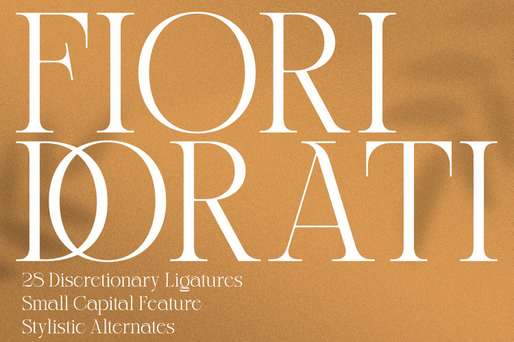 Fiori Dorati Serif Font