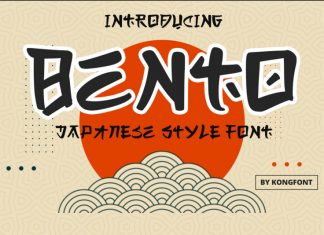 Bento Japanese Display Font