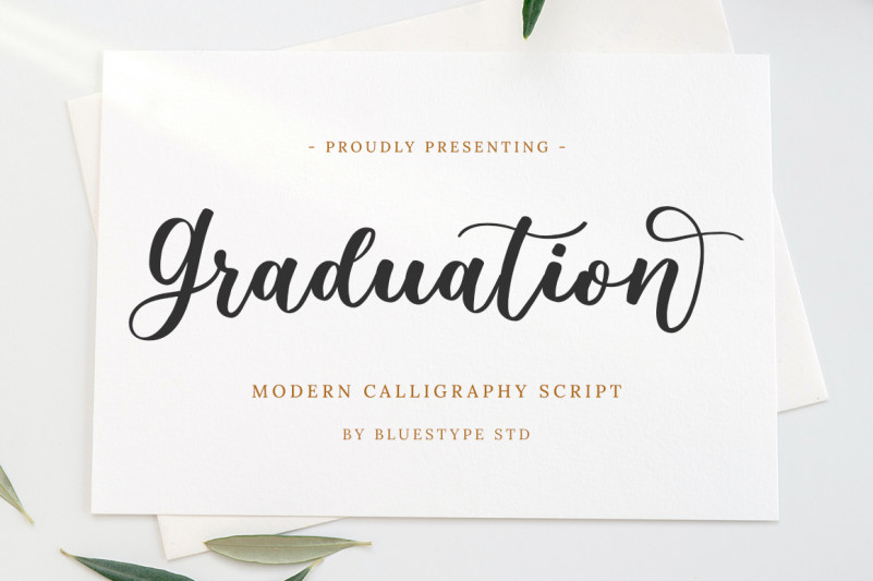 Graduation Calligraphy Font