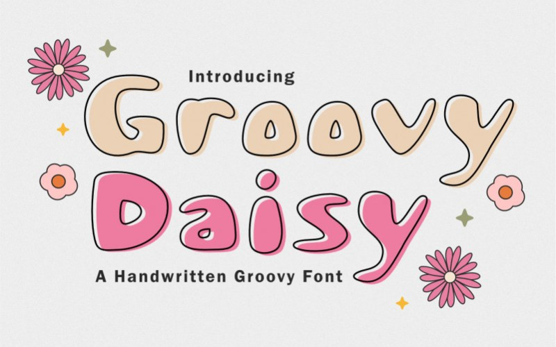 Groovy Daisy Display Font