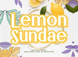 Lemon Sundae Sans Serif Font