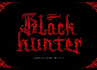 Blackhunter Blackletter Font