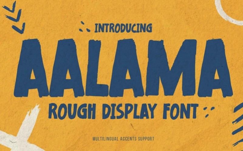 Aalama Display Font