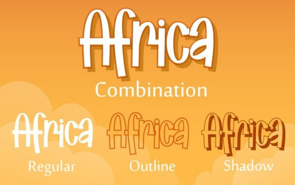 African Paradise Display Font