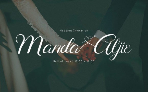 Alamanda Calligraphy Font