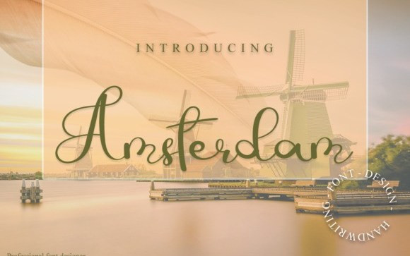 Amsterdam Calligraphy Typeface