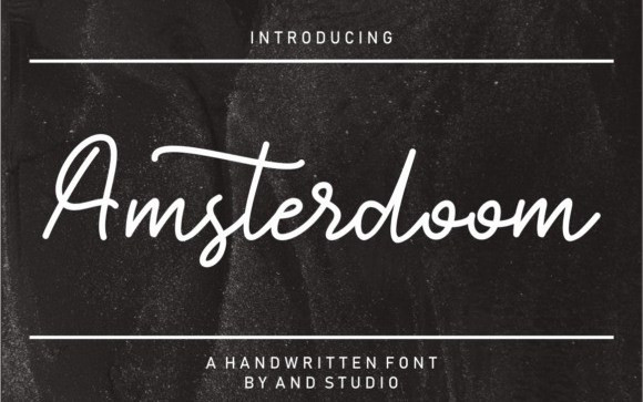 Amsterdoom Script Font