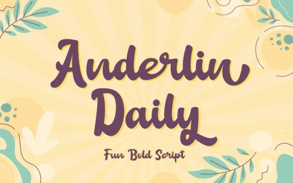 Anderlin Daily Script Font