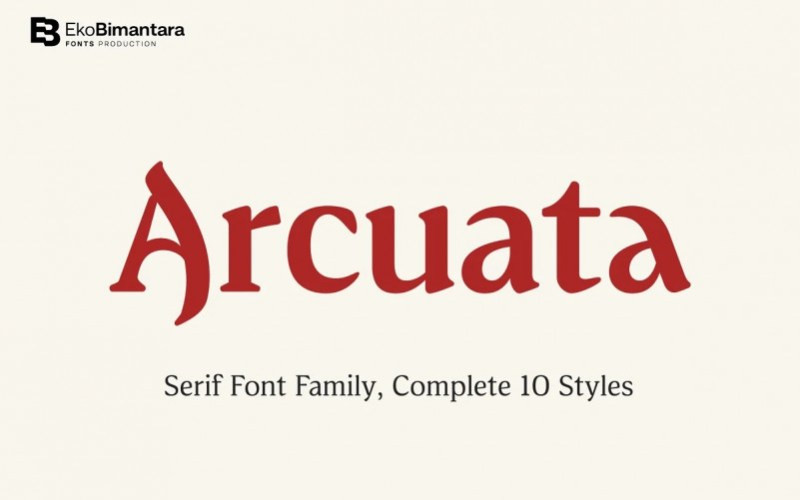 Arcuata Serif Font