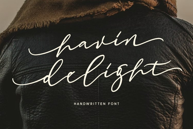 Havin Delight Handwritten Font