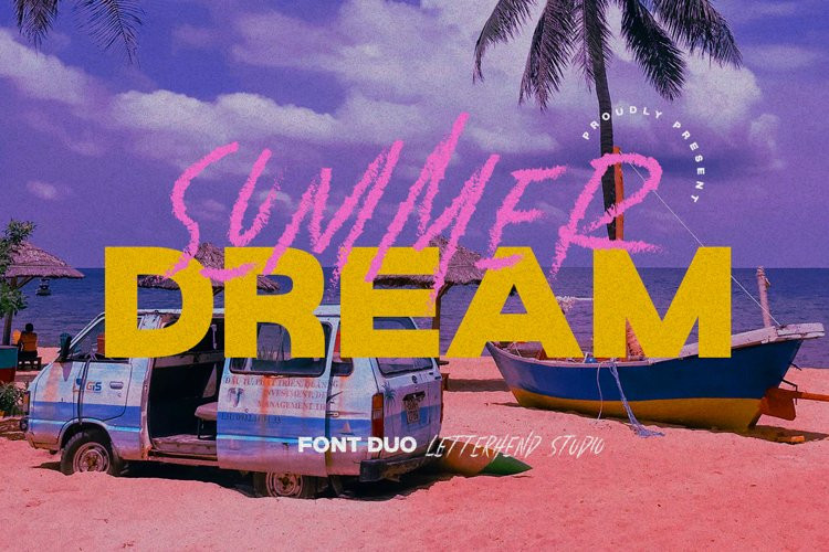 Summer Dream Sans Serif Font