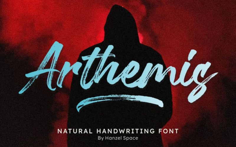 Arthemis Brush Font