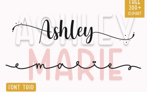 Ashley Marie Script Font