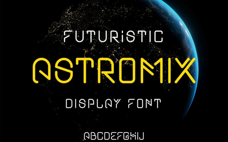 Astromix Display Font