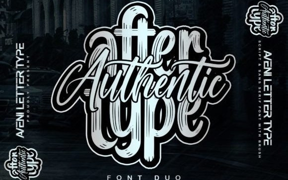 Authentic After Type Font