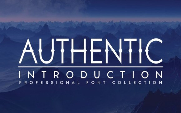 Authentic Display Font