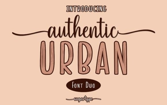 Authentic Urban Font Duo