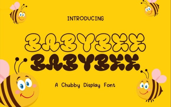 Babybee Display Font