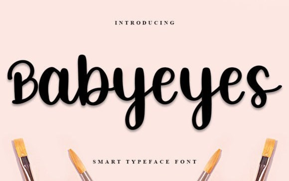 Babyeyes Script Font