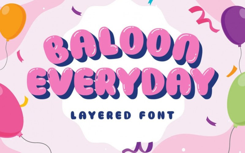 Baloon Everyday Display Font