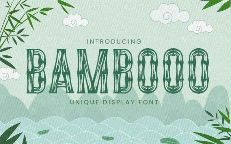 Bambooo Display Font