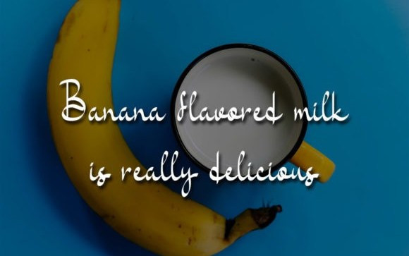 Banana Milk Script Font