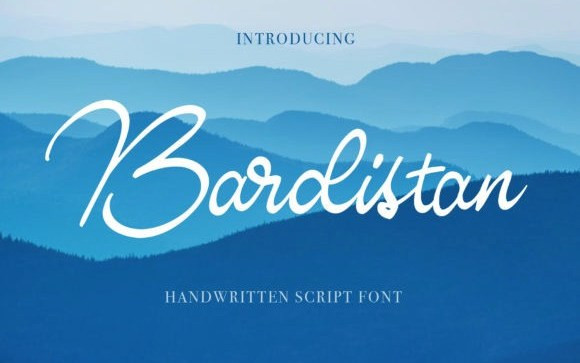 Bardistan Handwritten Font