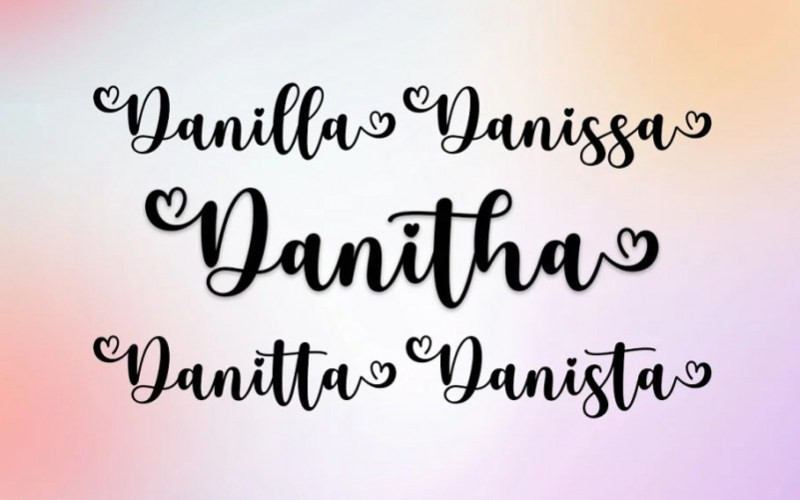 Bastrid Calligraphy Font