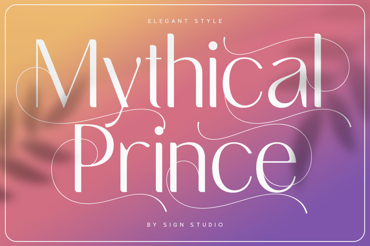 Mythical Prince Sans Serif Font