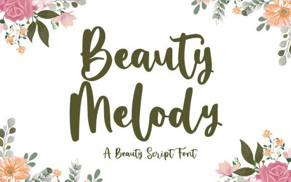 Beauty Melody Script Font