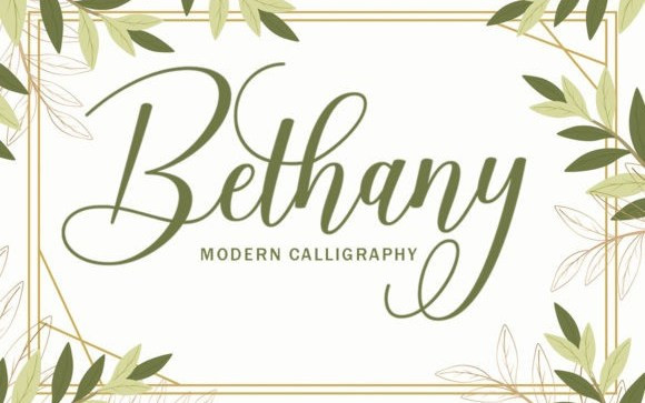 Bethany Calligraphy Font