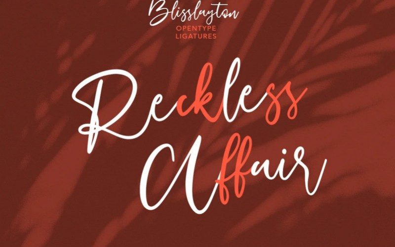 Blisslayton Script Font