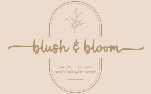 Blush And Bloom Handwritten Font