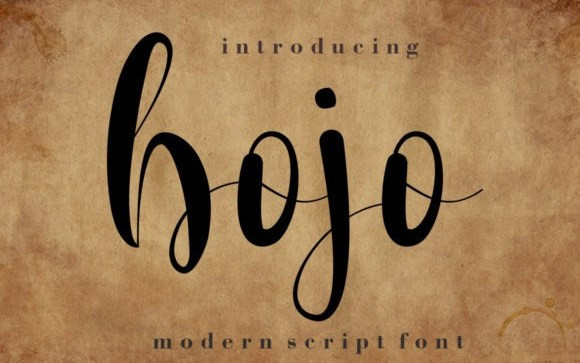 Bojo Script Font