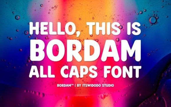 Bordam Display Font