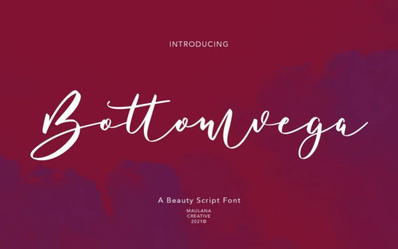 Bottomvega Handwritten Font