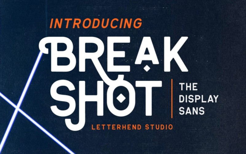 Breakshot Sans Serif Font