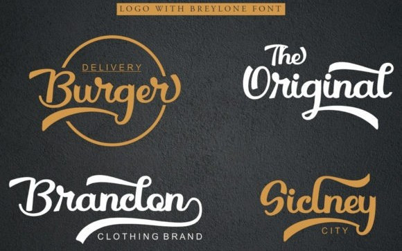 Breylone Calligraphy Font