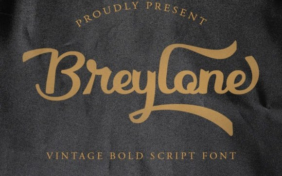 Breylone Calligraphy Font