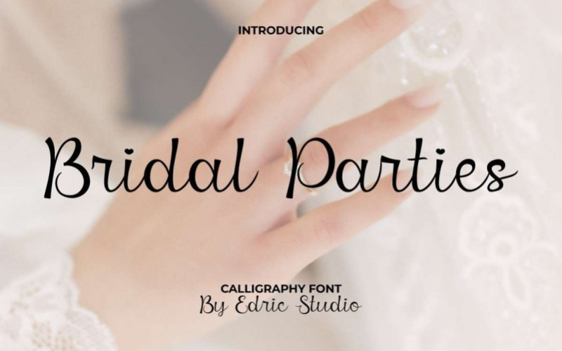 Bridal Parties Script Font