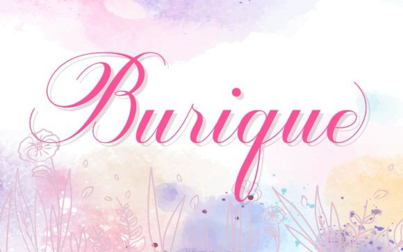 Burique Calligraphy Font